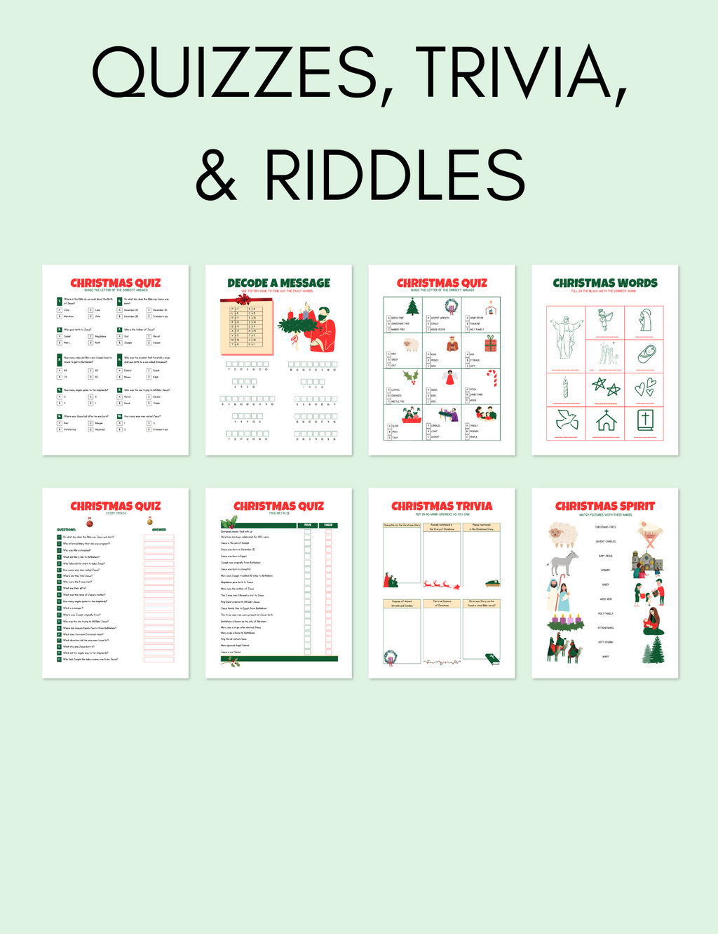 Kid's Christmas Activity Pack Jessica Autumn