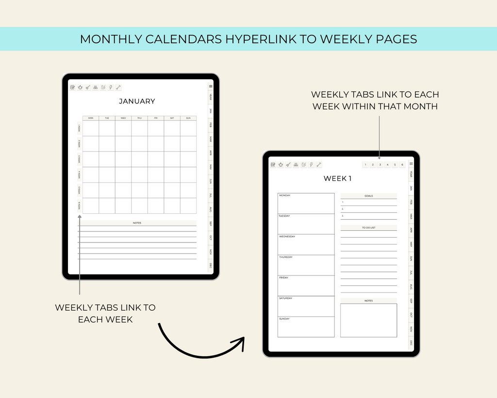 Cleaning & Organization Digital Planner Jessica Autumn