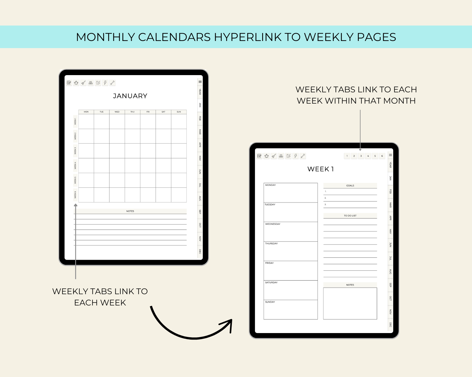 Cleaning & Organization Digital Planner Jessica Autumn