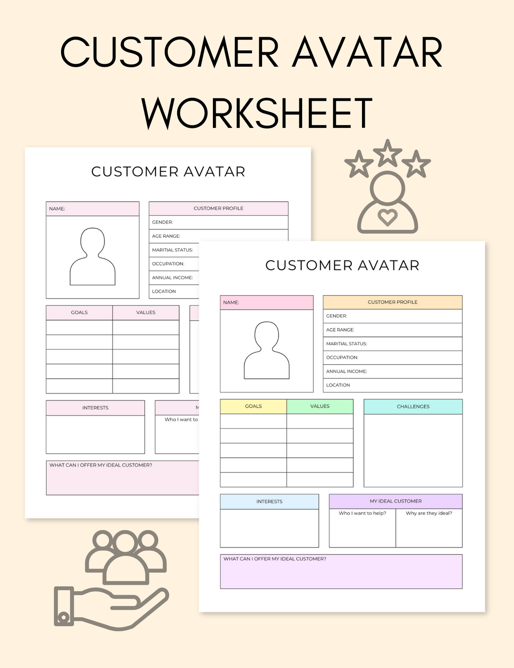 Customer Avatar Worksheet Jessica Autumn