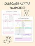 Customer Avatar Worksheet Jessica Autumn