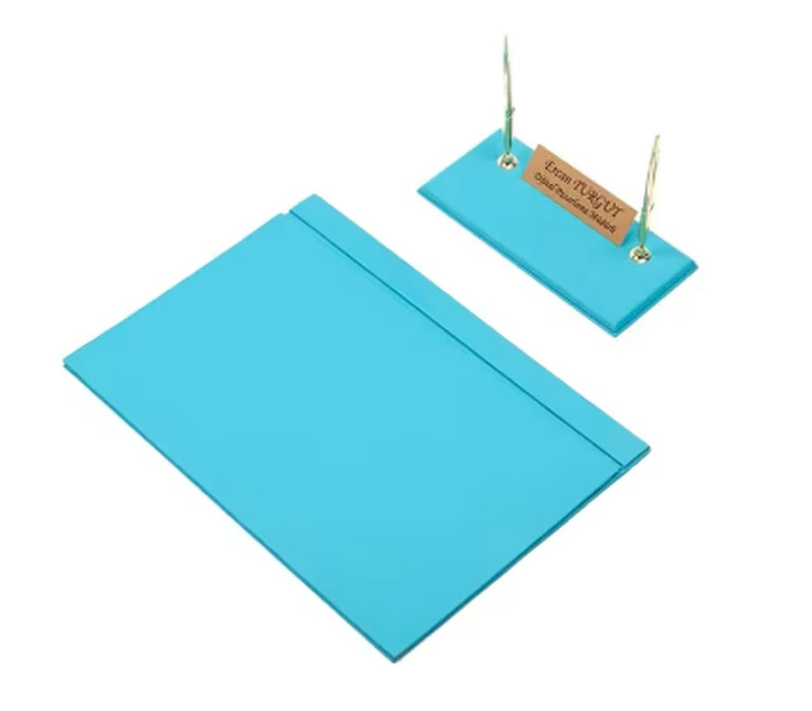 MOOG Leather Desk Set - Black- 2 PCS Moogdesk