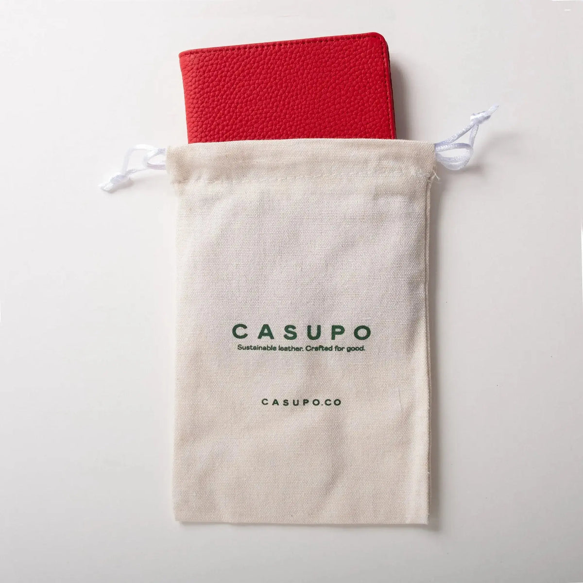 Leather Passport Wallet with RFID - Tan CASUPO