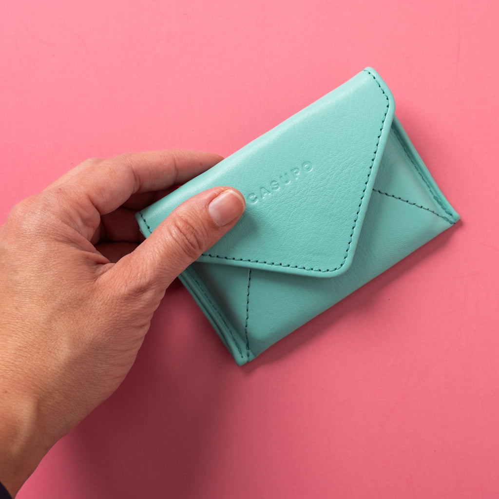 Mini Envelope Wallet With RFID protection - Baby Blue CASUPO