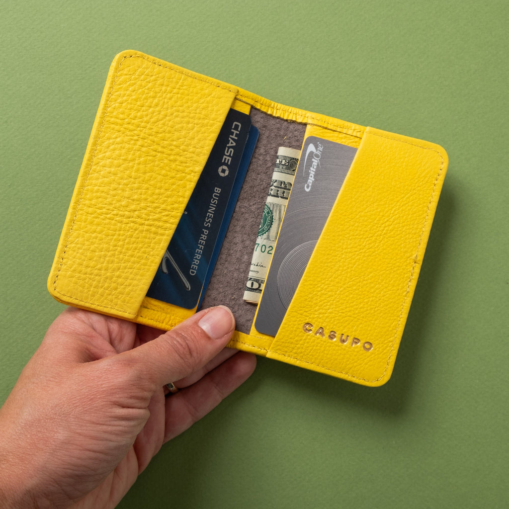 Compact Bifold with RFID Protection - Sunny Yellow CASUPO