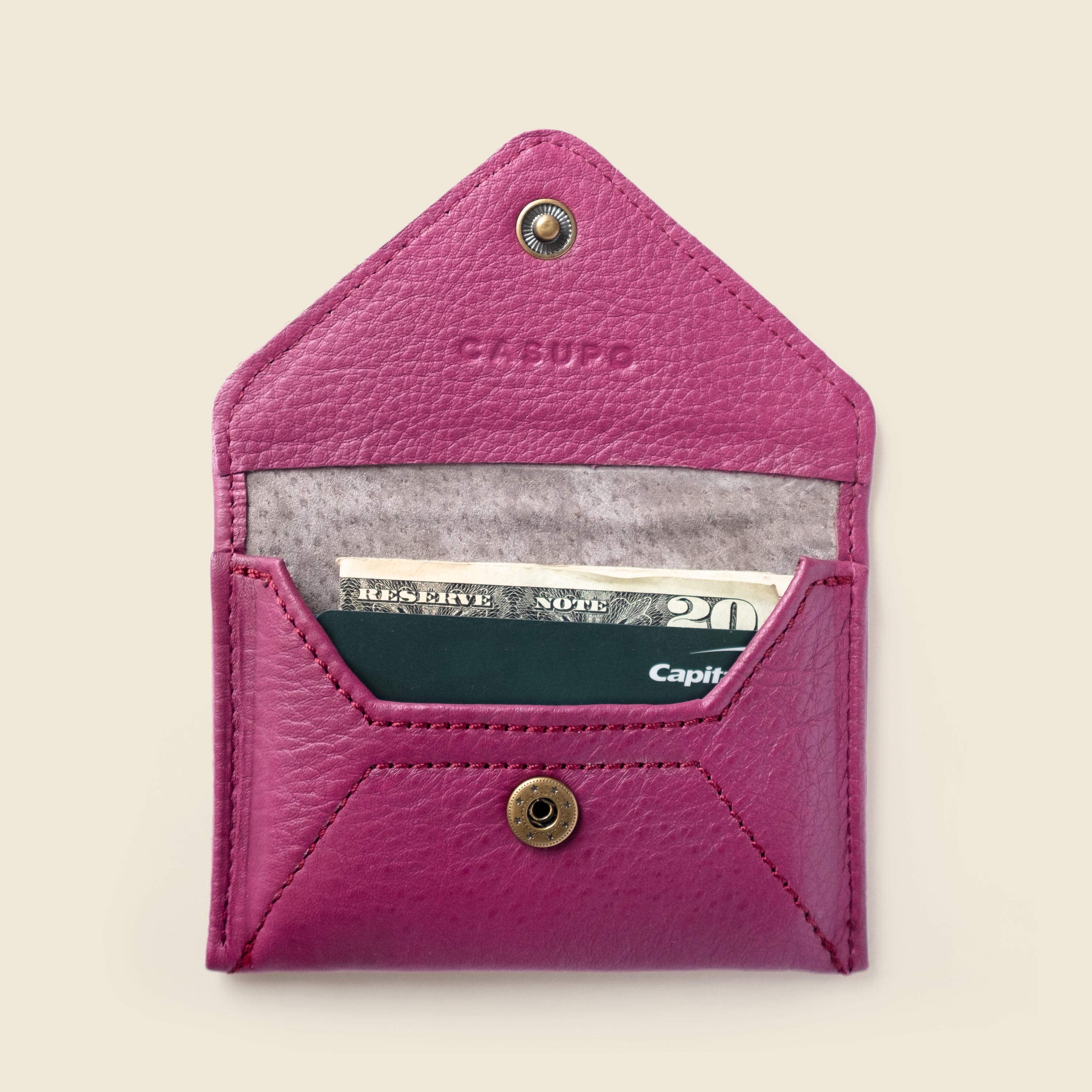 Mini Envelope Wallet With RFID protection - Lilac CASUPO