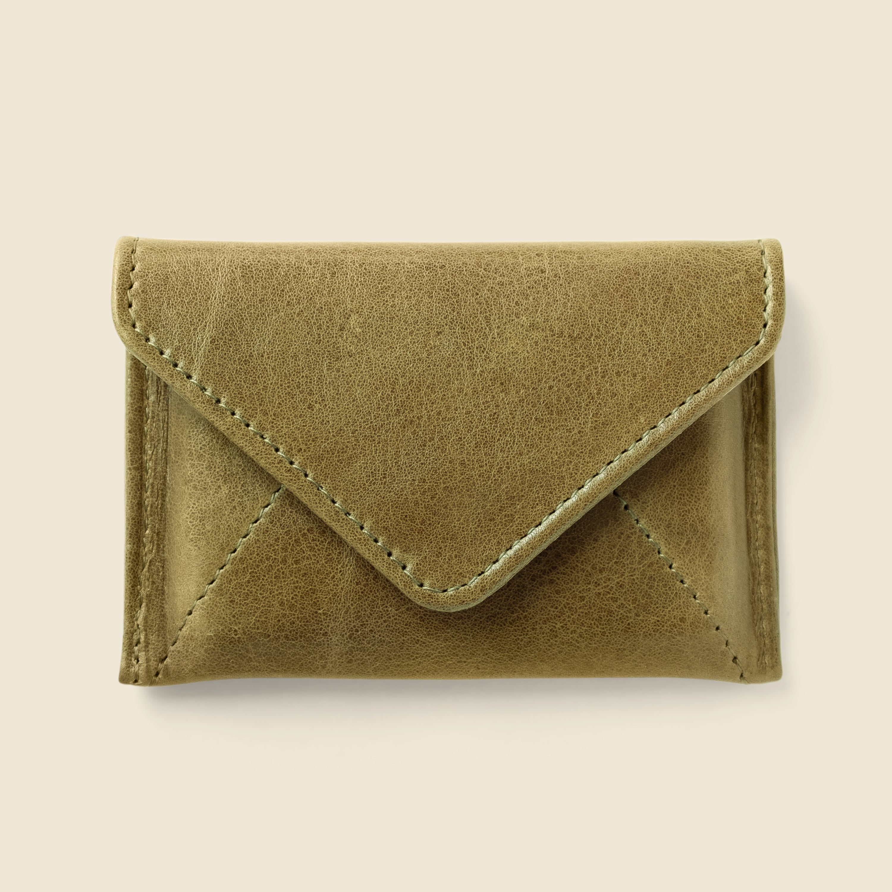 Mini Envelope Wallet With RFID protection - Olive CASUPO