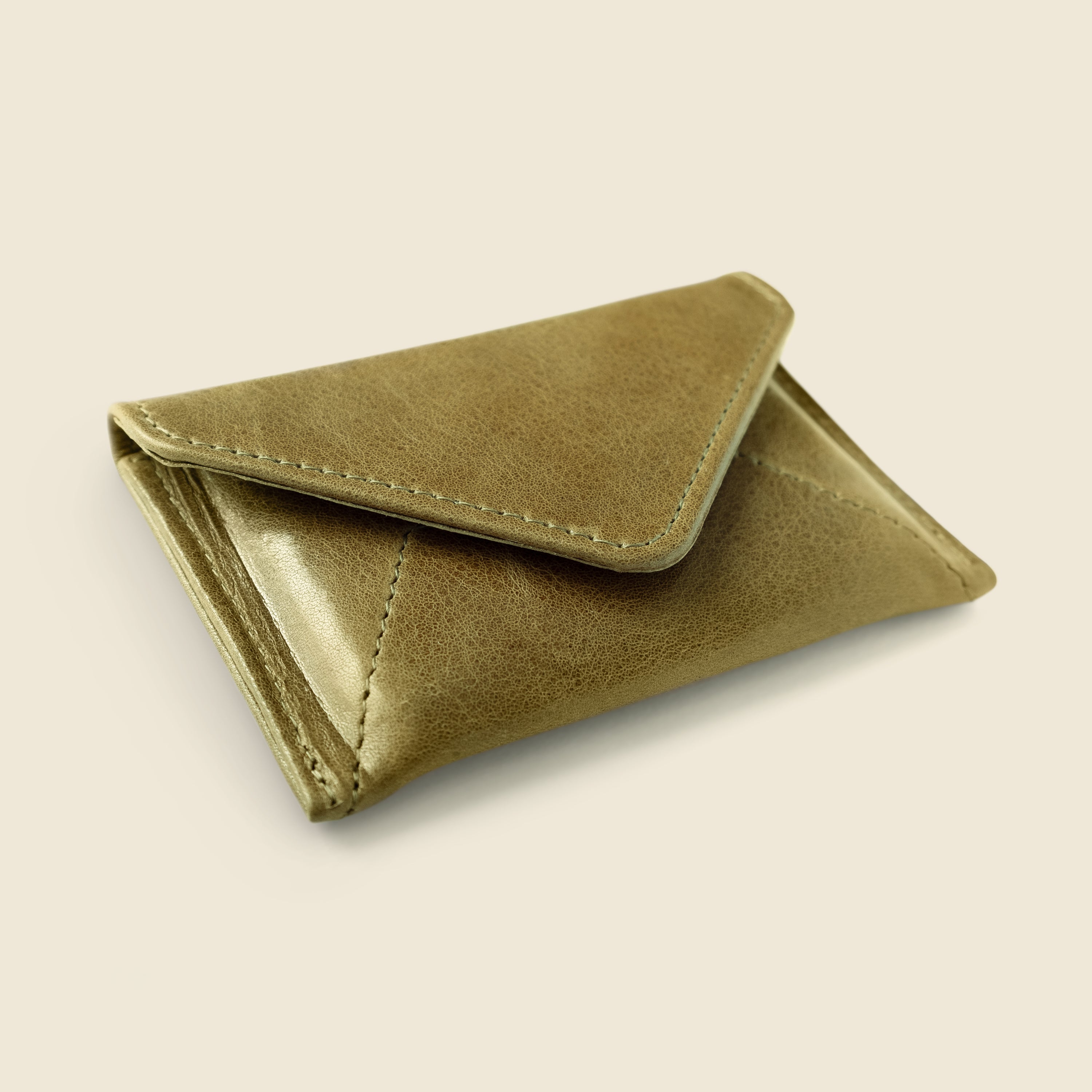 Mini Envelope Wallet With RFID protection - Olive CASUPO