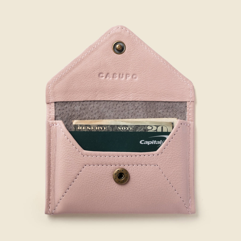Mini Envelope Wallet With RFID protection - Rose Pink CASUPO