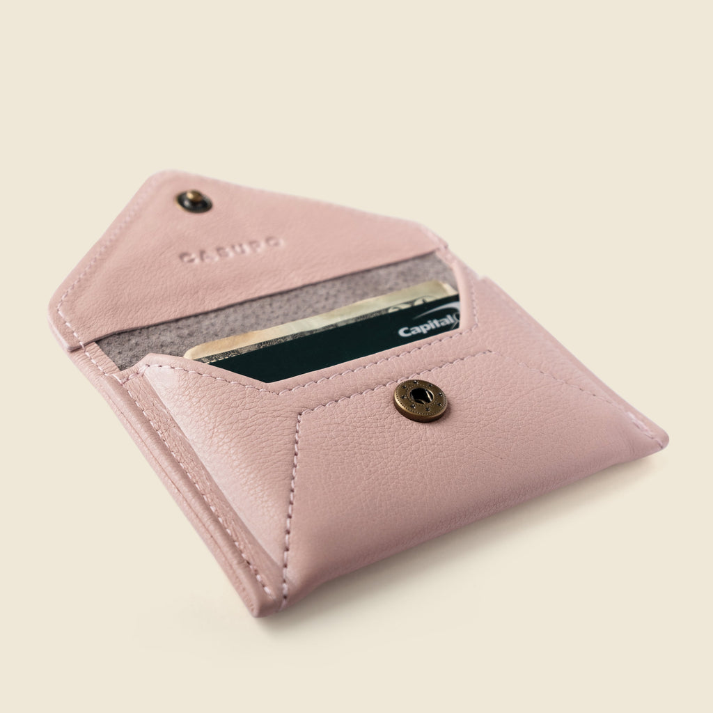 Mini Envelope Wallet With RFID protection - Rose Pink CASUPO