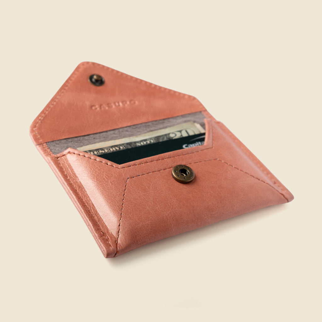 Mini Envelope Wallet With RFID protection - Pearl Pink CASUPO