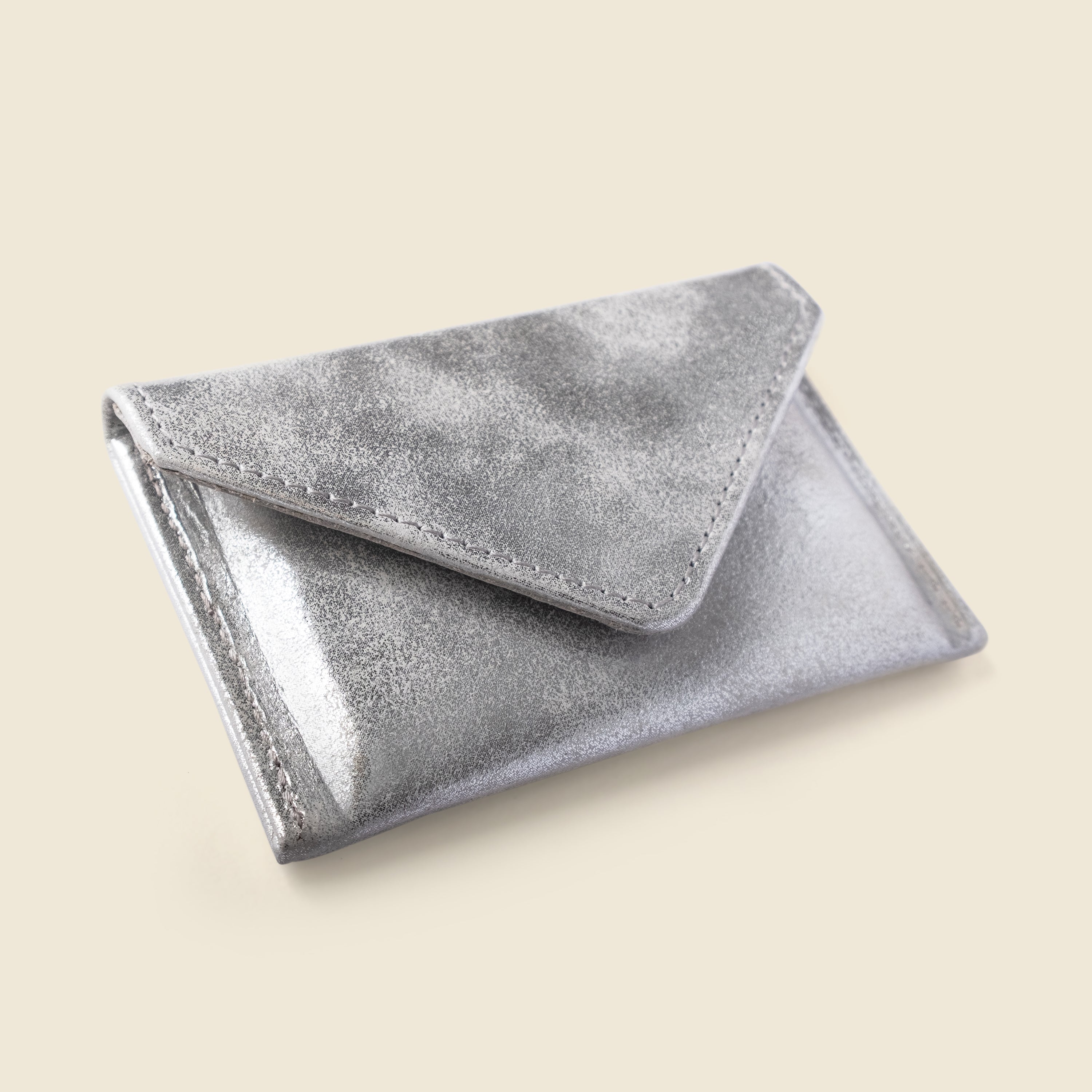 Mini Envelope Wallet With RFID protection - Silver Glitter CASUPO