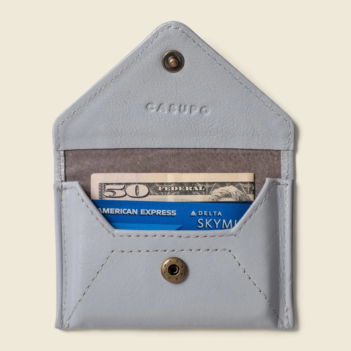 Mini Envelope Wallet With RFID protection - Ice Blue CASUPO