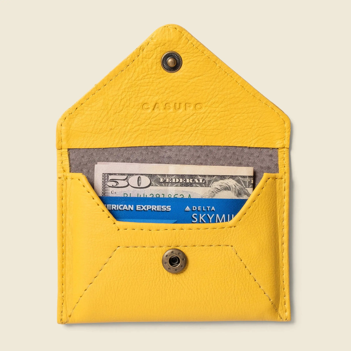 Mini Envelope Wallet With RFID protection - Sunny Yellow CASUPO