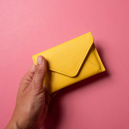 Mini Envelope Wallet With RFID protection - Sunny Yellow CASUPO