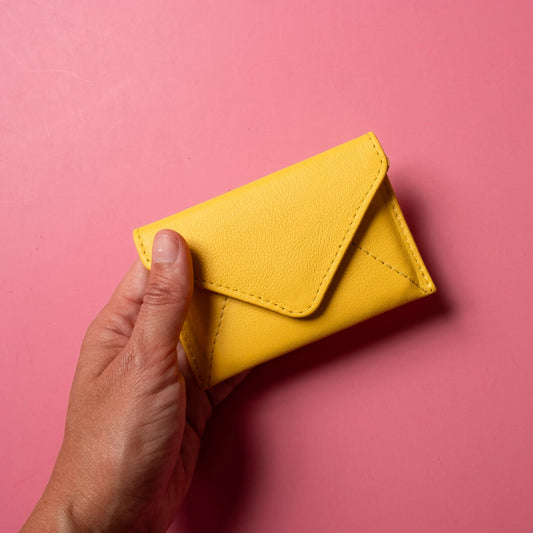Mini Envelope Wallet With RFID protection - Sunny Yellow CASUPO