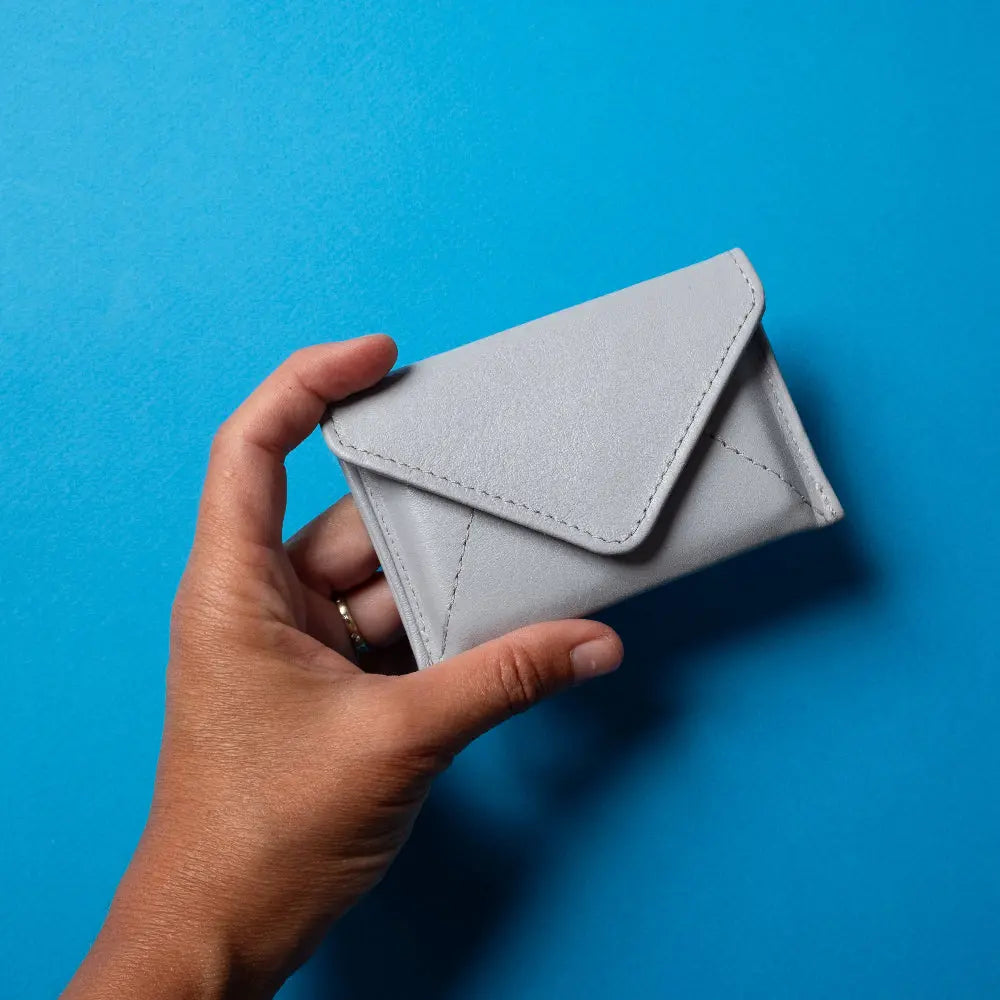 Mini Envelope Wallet With RFID protection - Ice Blue CASUPO