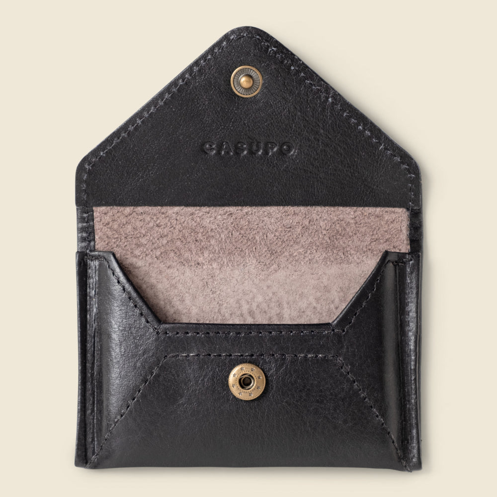Mini Envelope Wallet with RFID Protection - Black CASUPO
