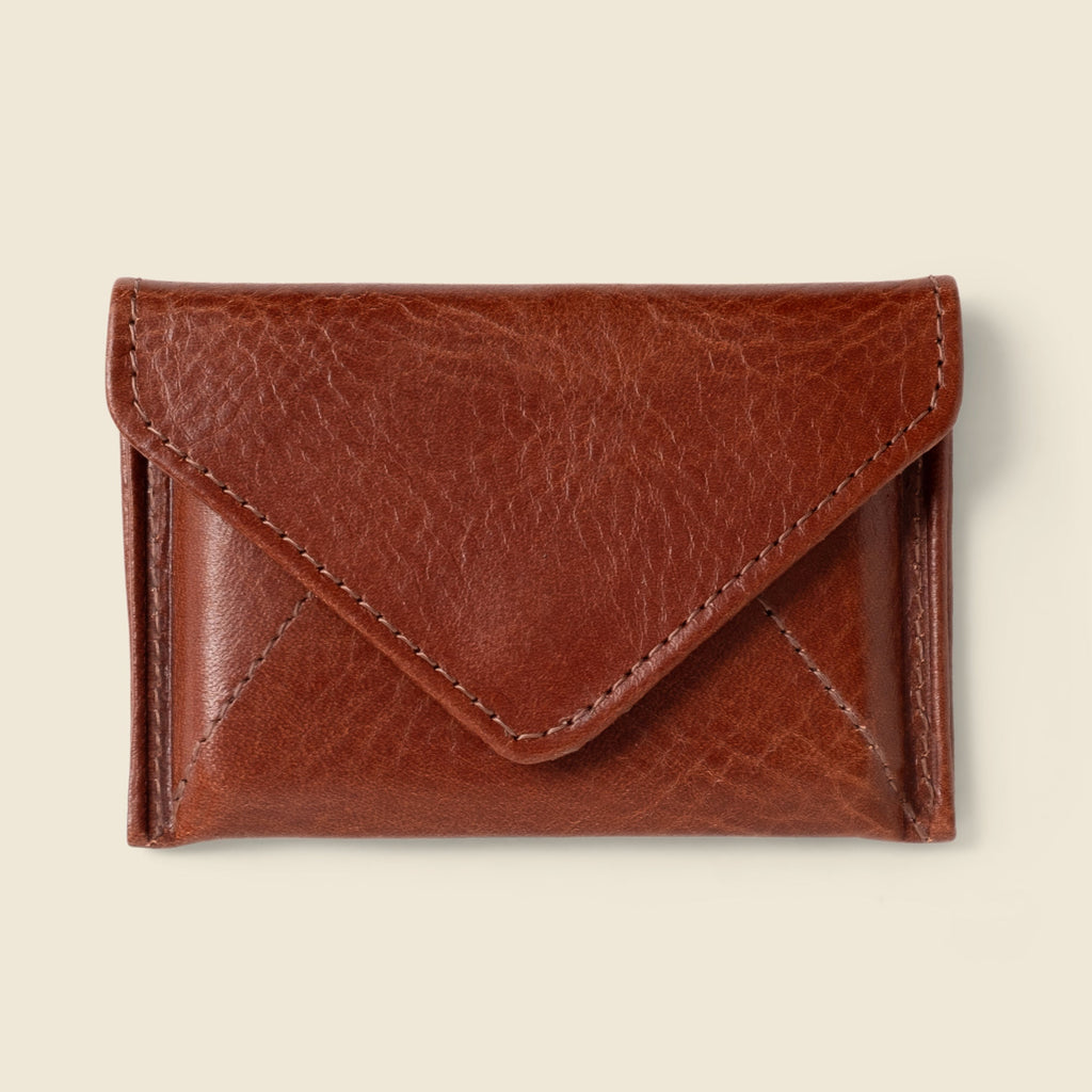 Mini Envelope Wallet with RFID Protection - Chocolate CASUPO