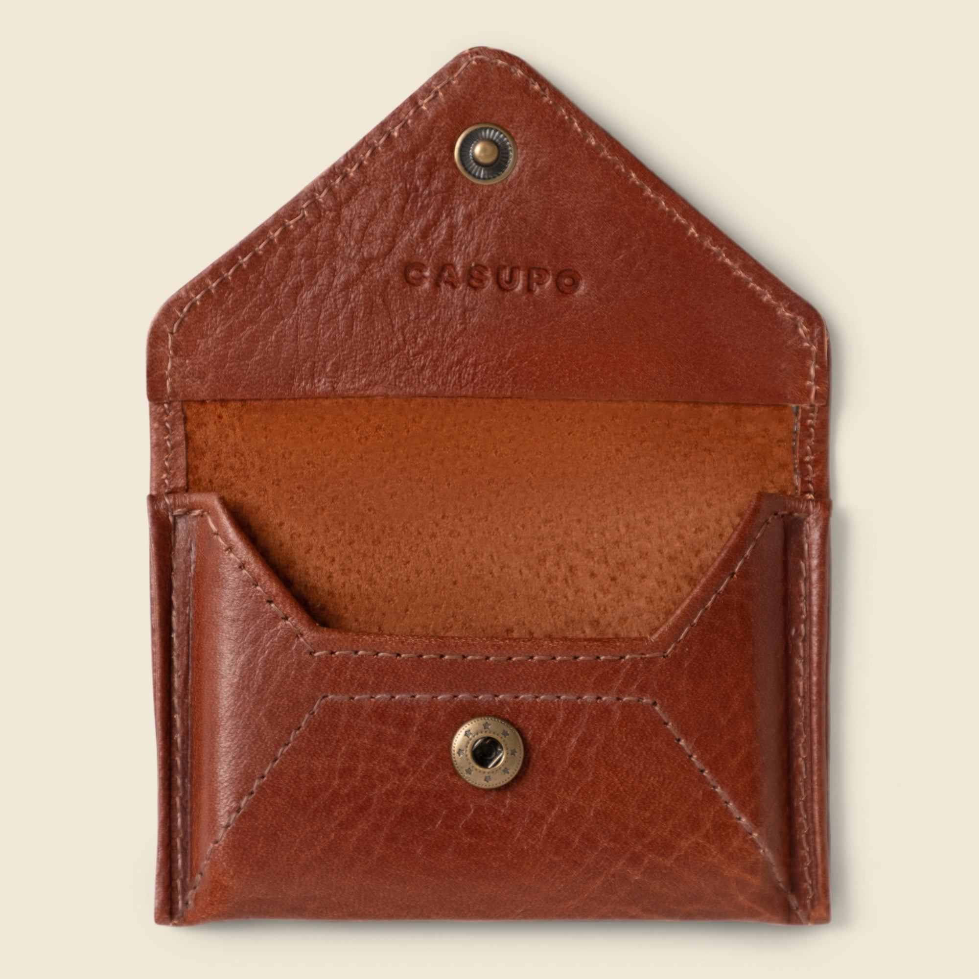 Mini Envelope Wallet with RFID Protection - Chocolate CASUPO