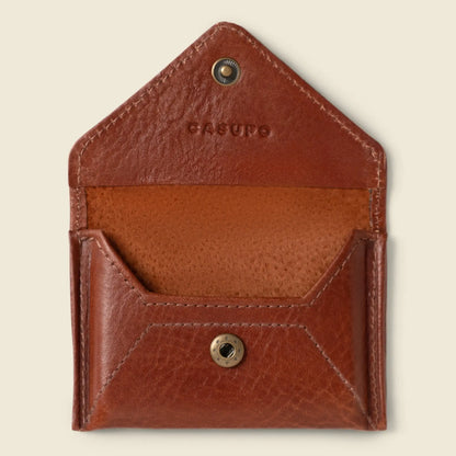 Mini Envelope Wallet with RFID Protection - Chocolate CASUPO