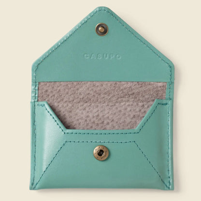 Mini Envelope Wallet With RFID protection - Teal CASUPO