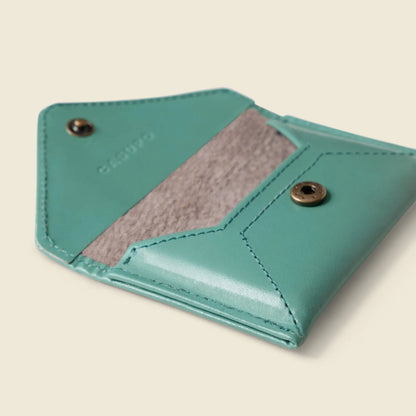 Mini Envelope Wallet With RFID protection - Teal CASUPO