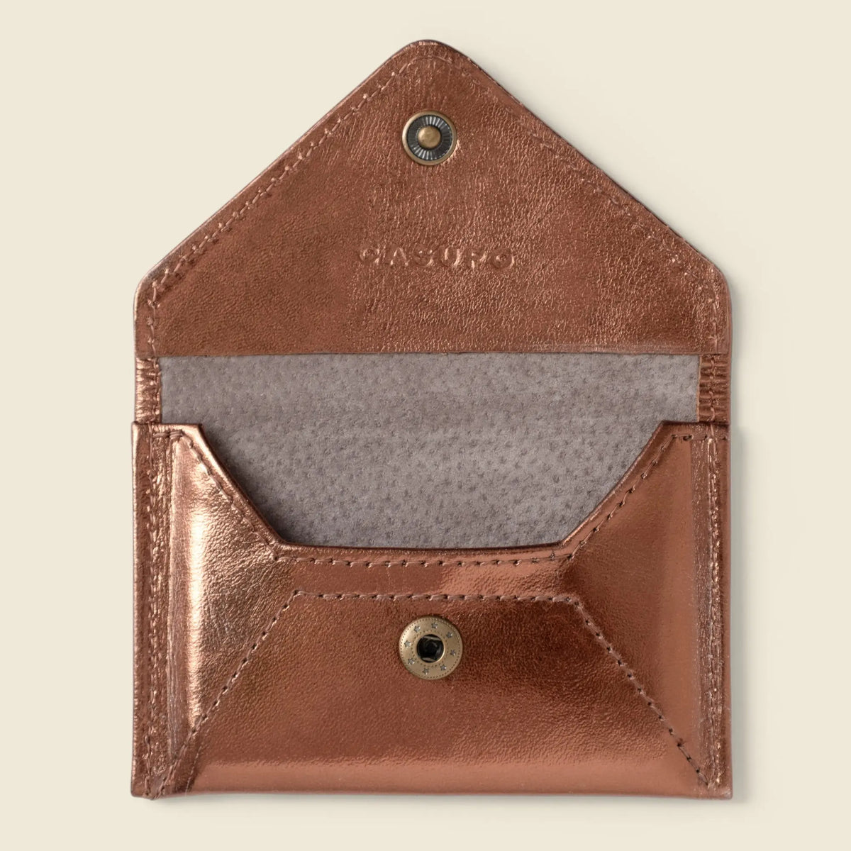 Mini Envelope Wallet With RFID protection - Bronze CASUPO