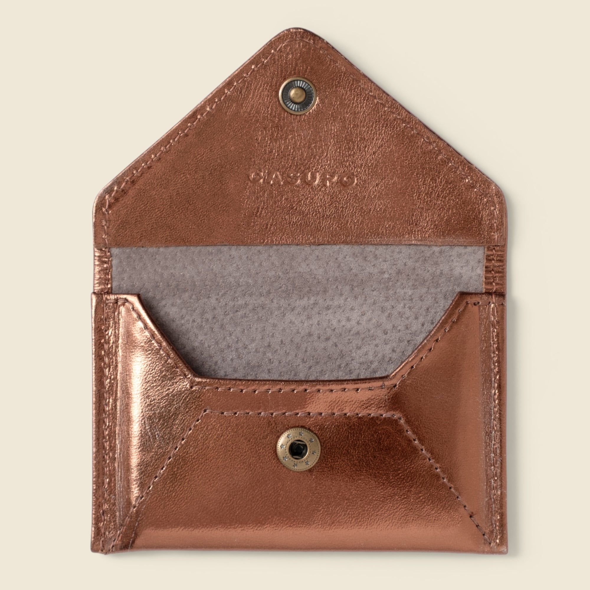 Mini Envelope Wallet With RFID protection - Bronze CASUPO