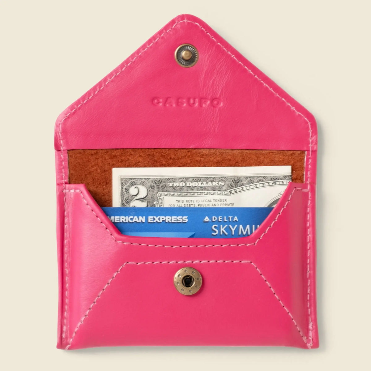 Mini Envelope Wallet With RFID protection - Raspberry CASUPO