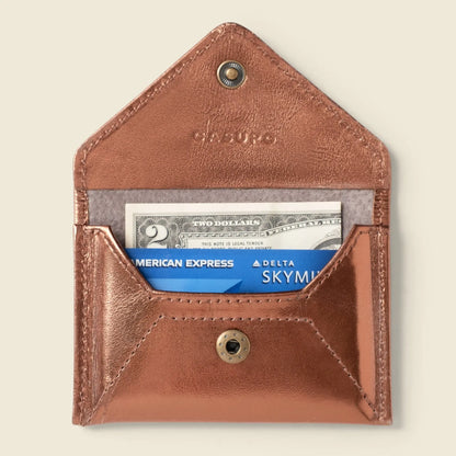 Mini Envelope Wallet With RFID protection - Bronze CASUPO