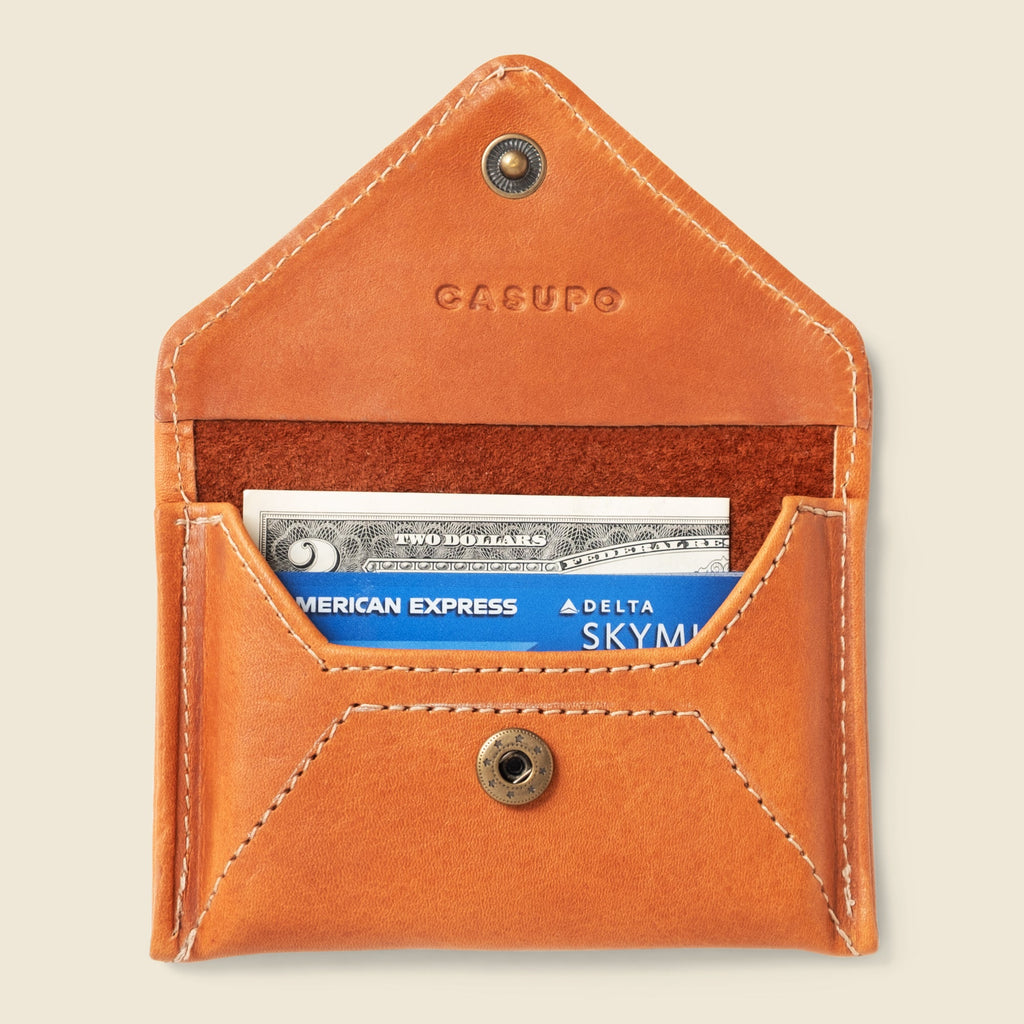 Mini Envelope Wallet with RFID Protection - Natural CASUPO