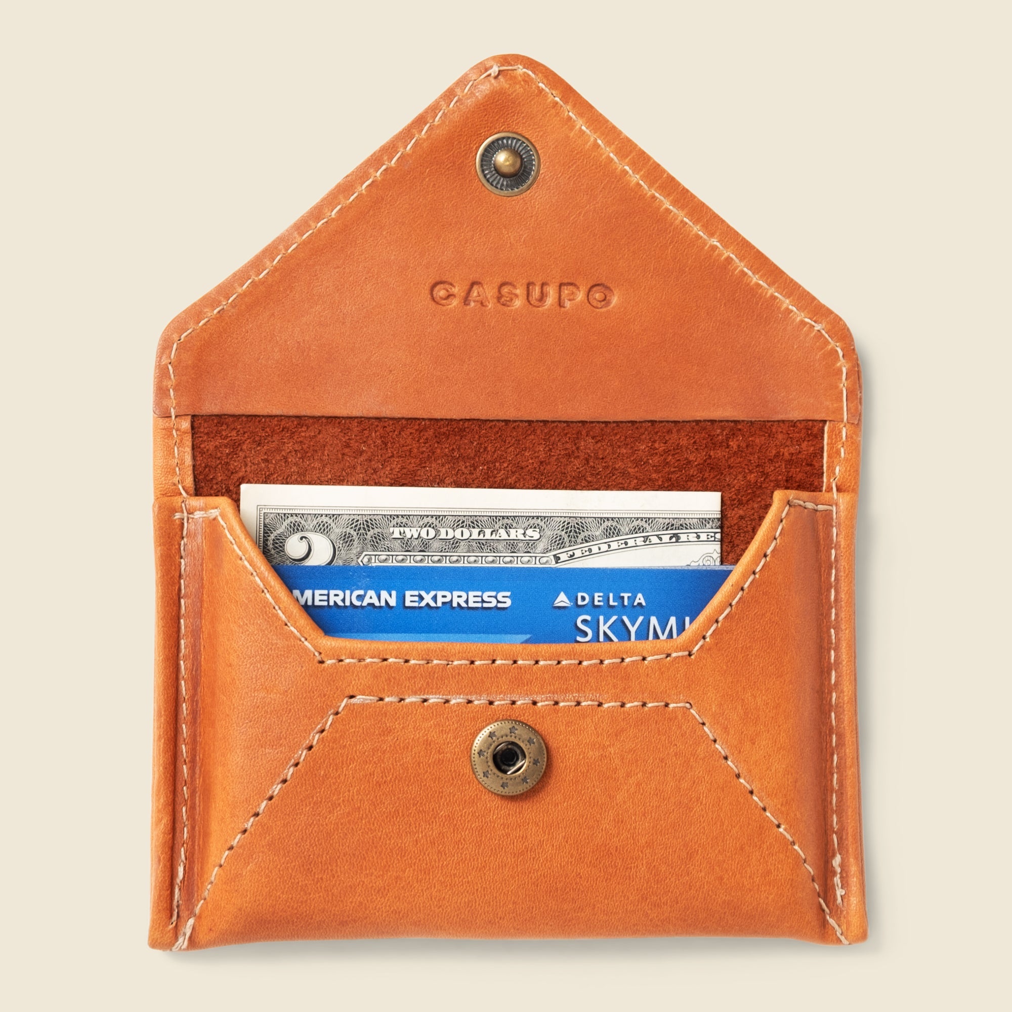 Mini Envelope Wallet with RFID Protection - Natural CASUPO
