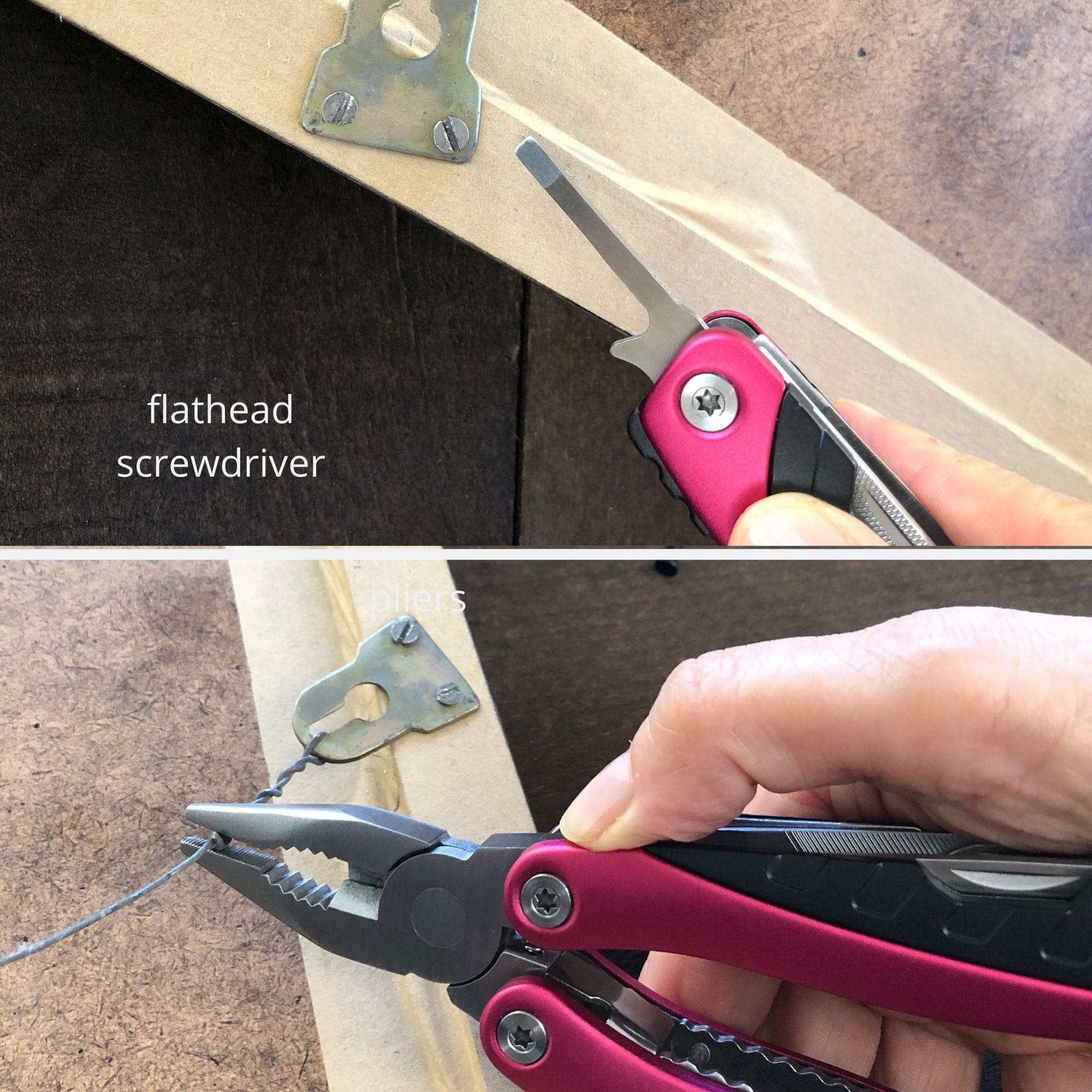 14-in-1 Pink High-Quality Pocket Multitool Pliers. Great for Outdoors, Camping, Fishing  --DT5015P Apollo Tools