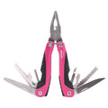 14-in-1 Pink High-Quality Pocket Multitool Pliers. Great for Outdoors, Camping, Fishing  --DT5015P Apollo Tools