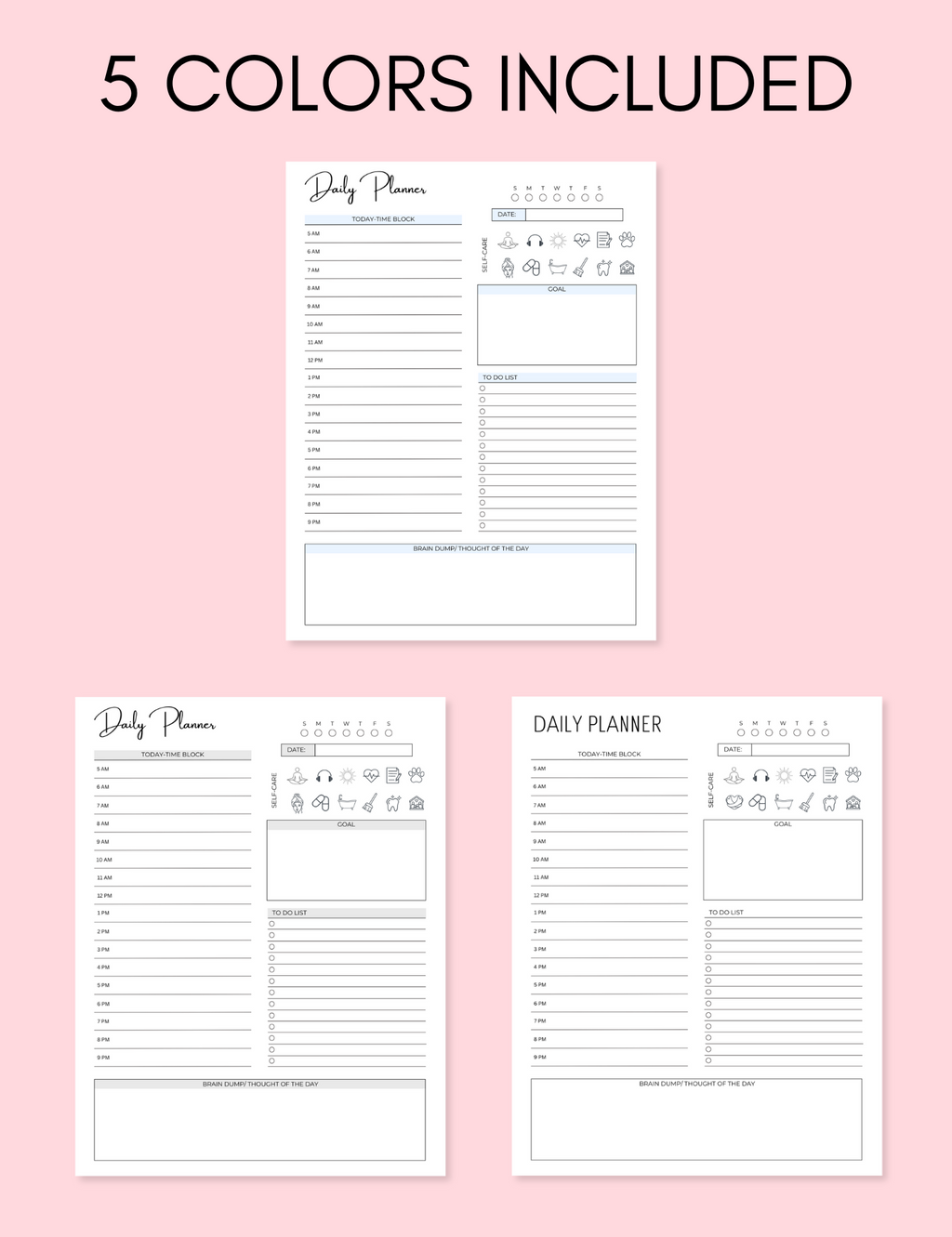 Daily Planner Jessica Autumn