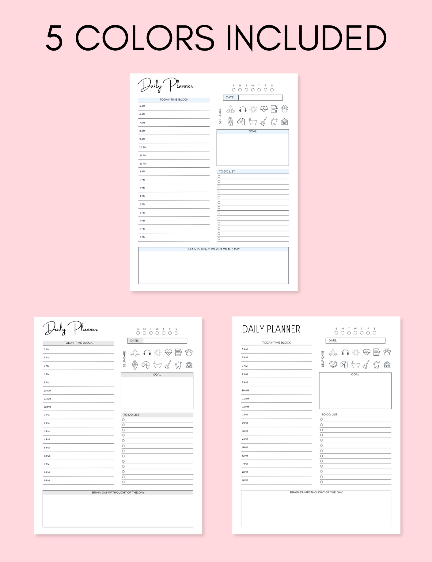 Daily Planner Jessica Autumn