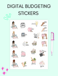 Digital Budgeting Stickers Jessica Autumn