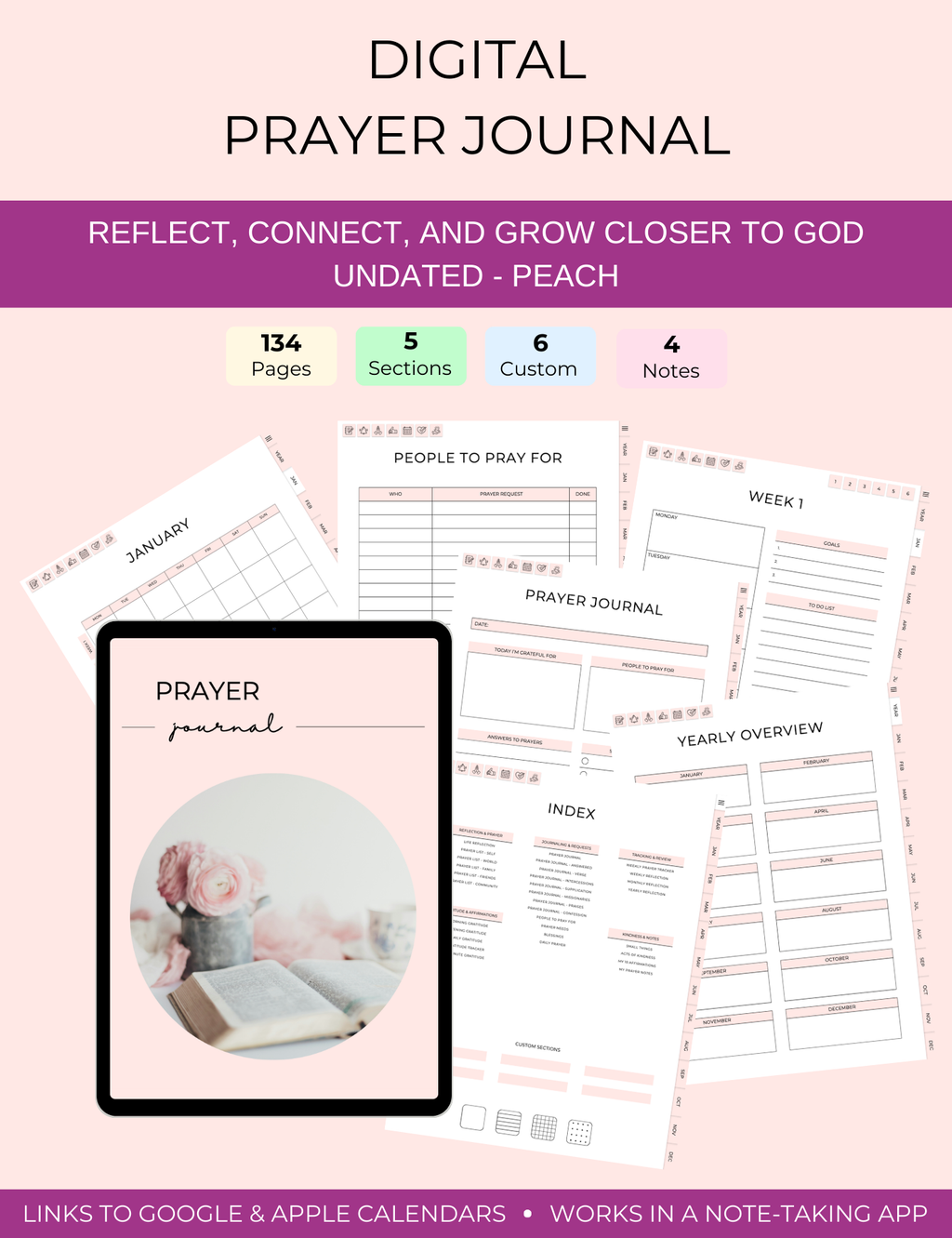 Digital Prayer Journal Jessica Autumn