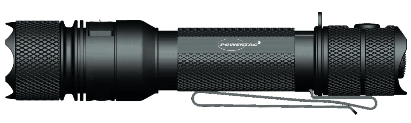 E9 GEN5 Long Throw- 3,000 Lumen  388 Meter  Tactical EDC Flashlight Powertac