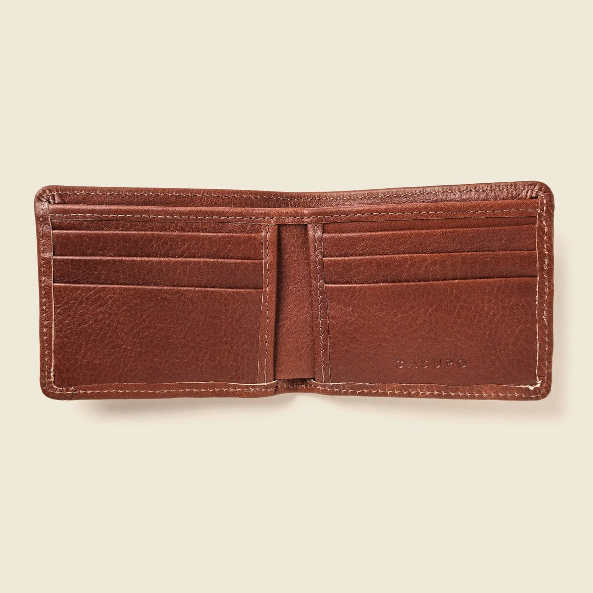 Large Billfold Wallet with RFID protection - Chocolate CASUPO