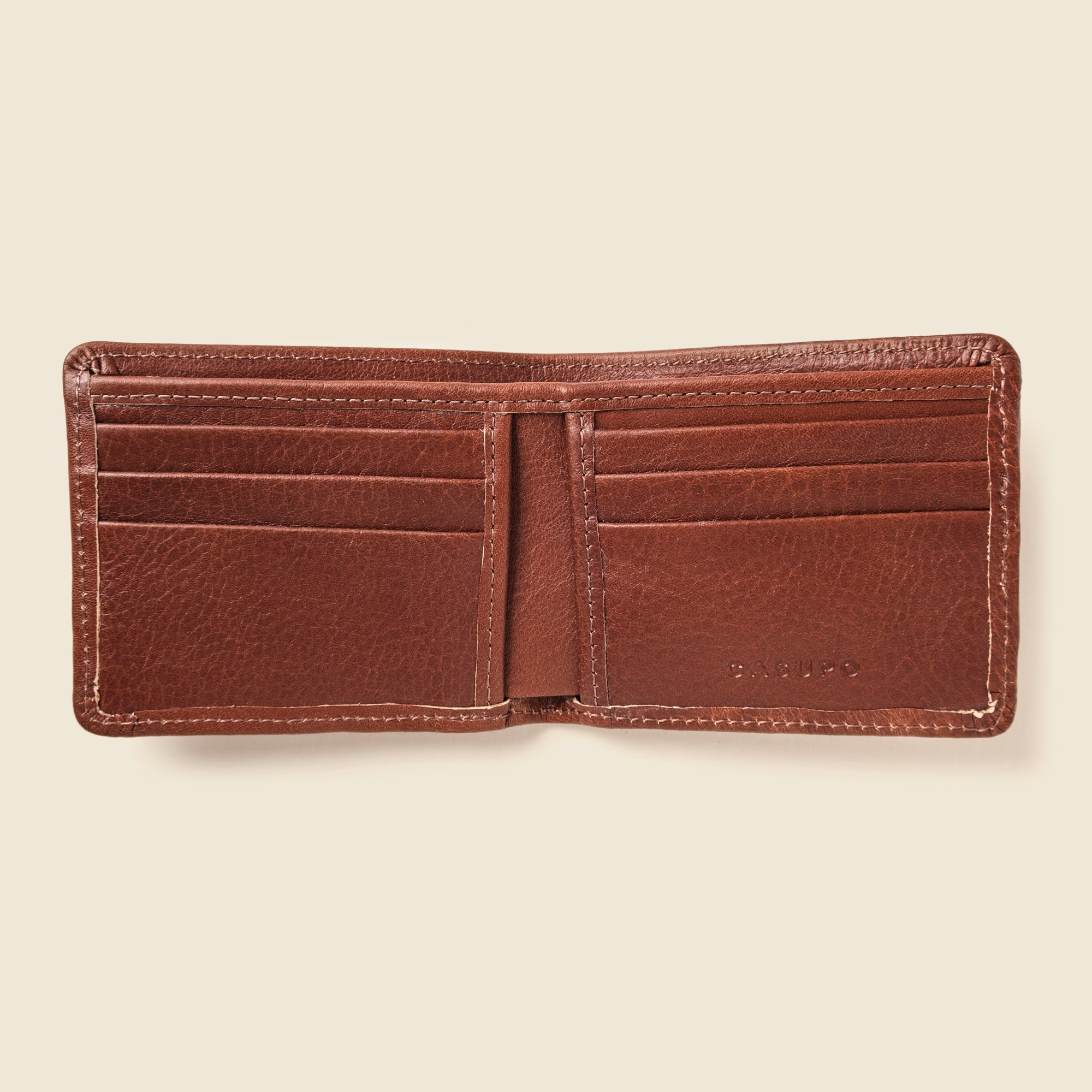 Large Billfold Wallet with RFID protection - Chocolate CASUPO