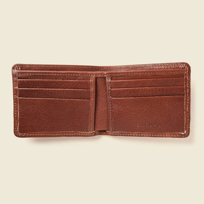 Large Billfold Wallet with RFID protection - Chocolate CASUPO