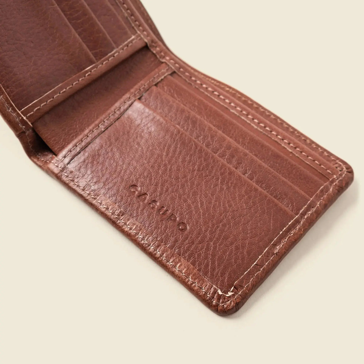 Large Billfold Wallet with RFID protection - Chocolate CASUPO