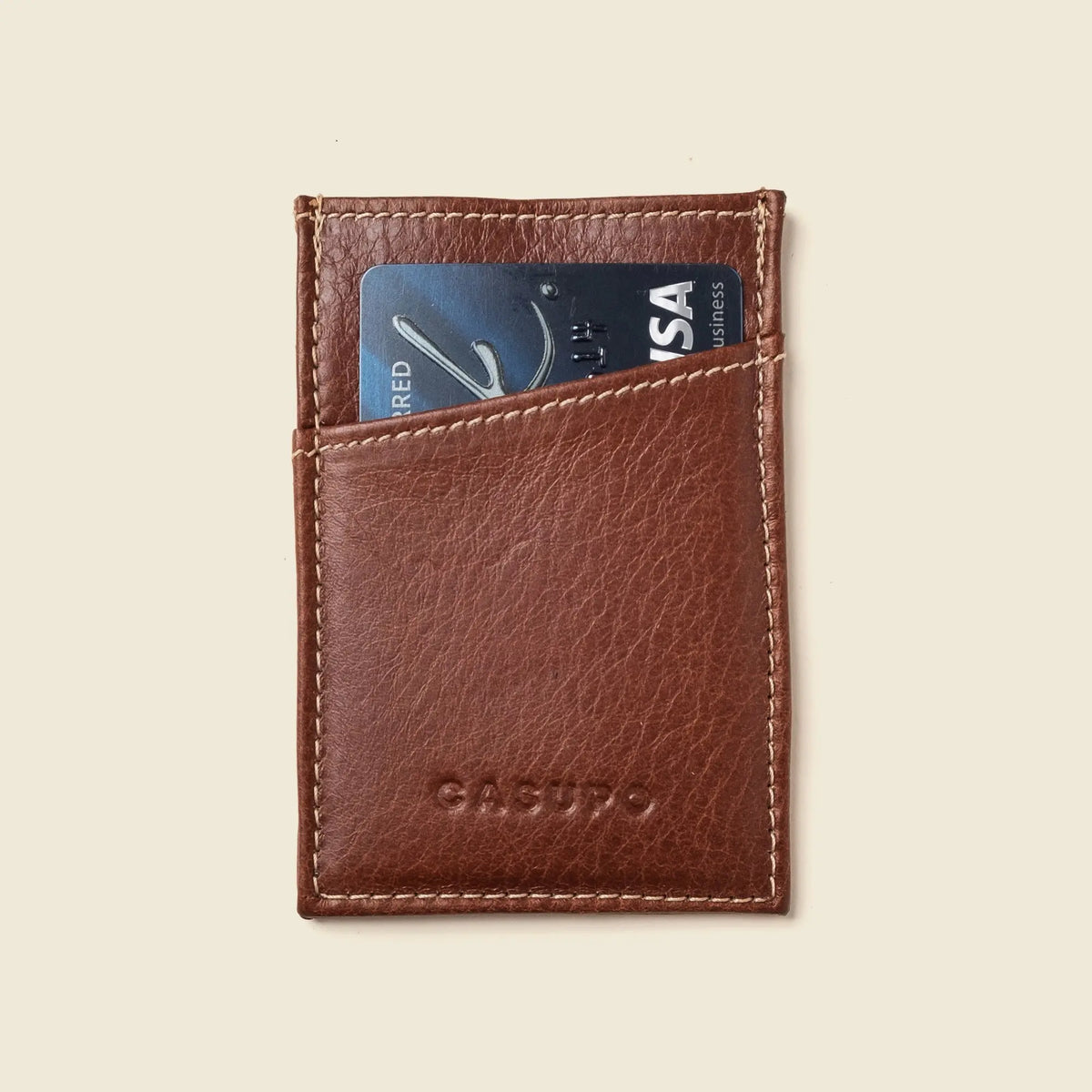 Minimalist Wallet with RFID Protection - Chocolate CASUPO