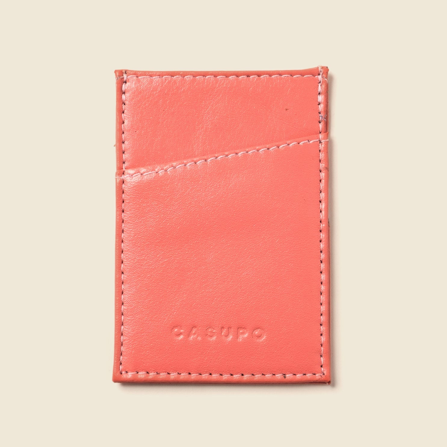 Minimalist Wallet With RFID Protection - Pastel Pink CASUPO