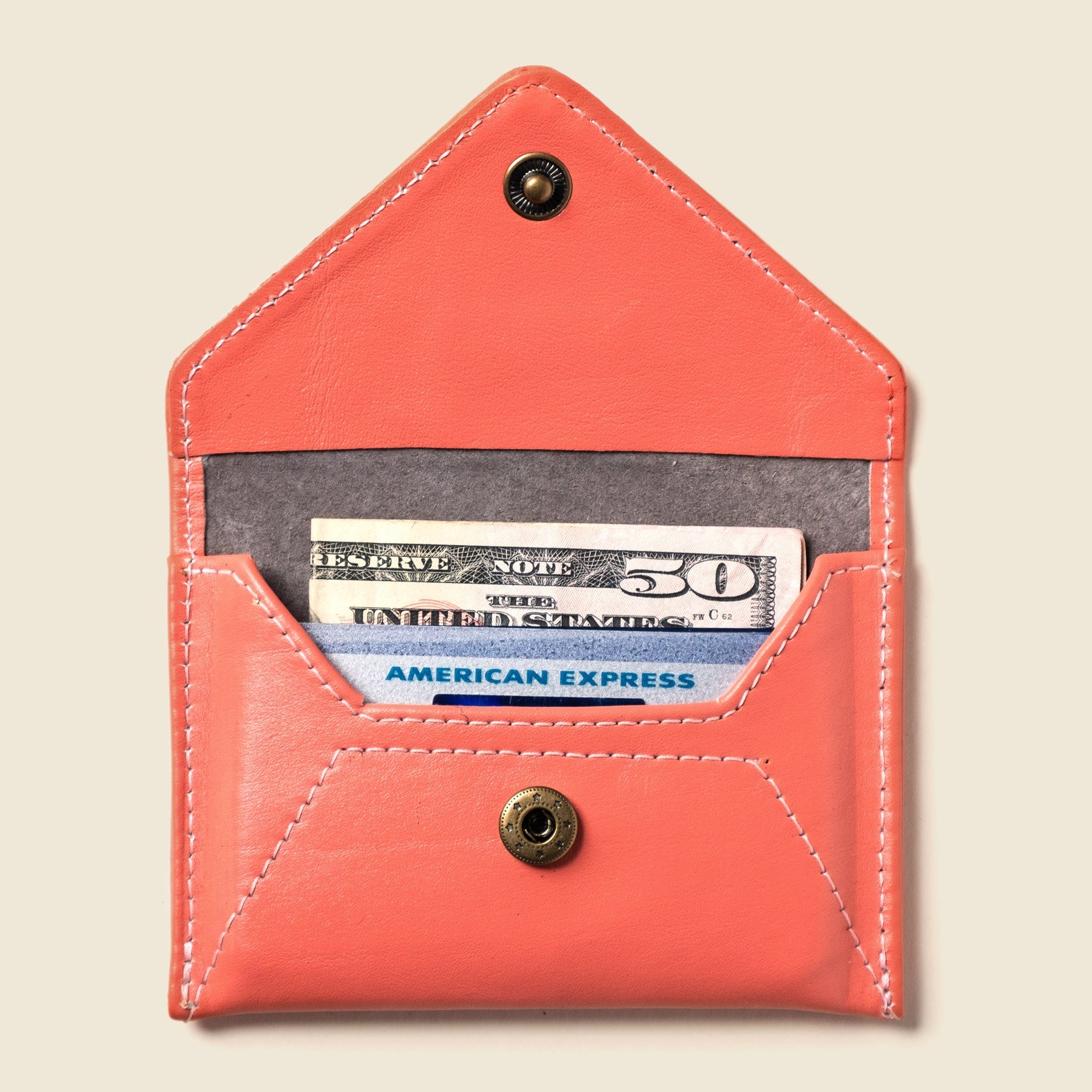 Mini Envelope Wallet With RFID protection - Pastel Pink CASUPO