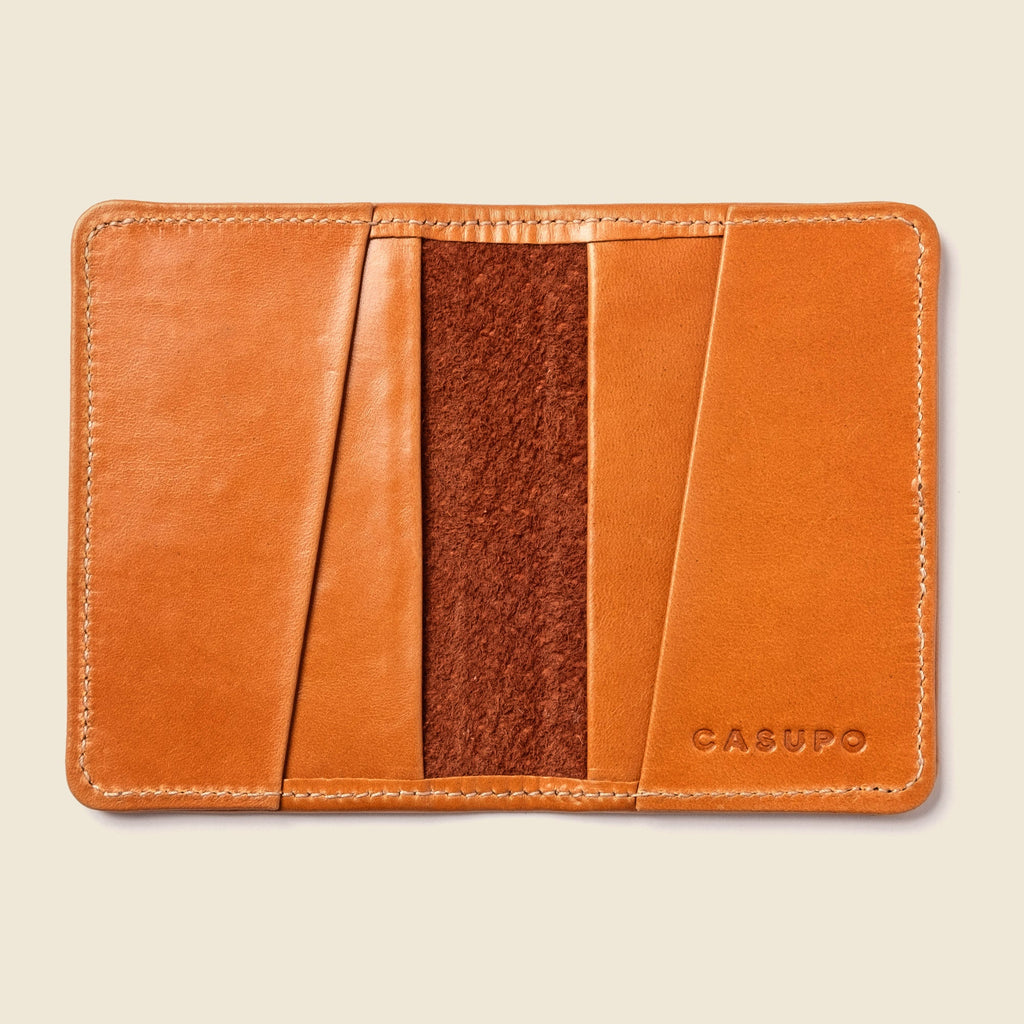 Compact Bifold with RFID Protection - Honey CASUPO
