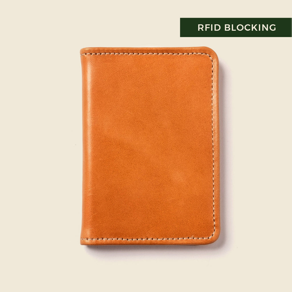Compact Bifold with RFID Protection - Honey CASUPO