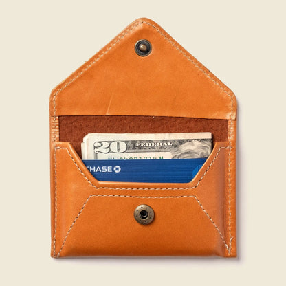 Mini Envelope Wallet With RFID protection - Honey CASUPO